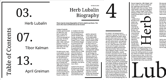 Typography 1 Project